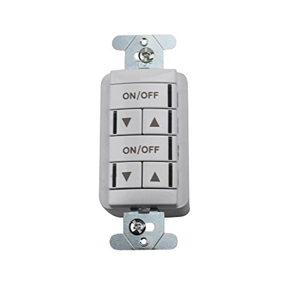 Sensor Switch NPODM 2P DX WH Switch, Nlight Wallpod, Pushbutton, Two