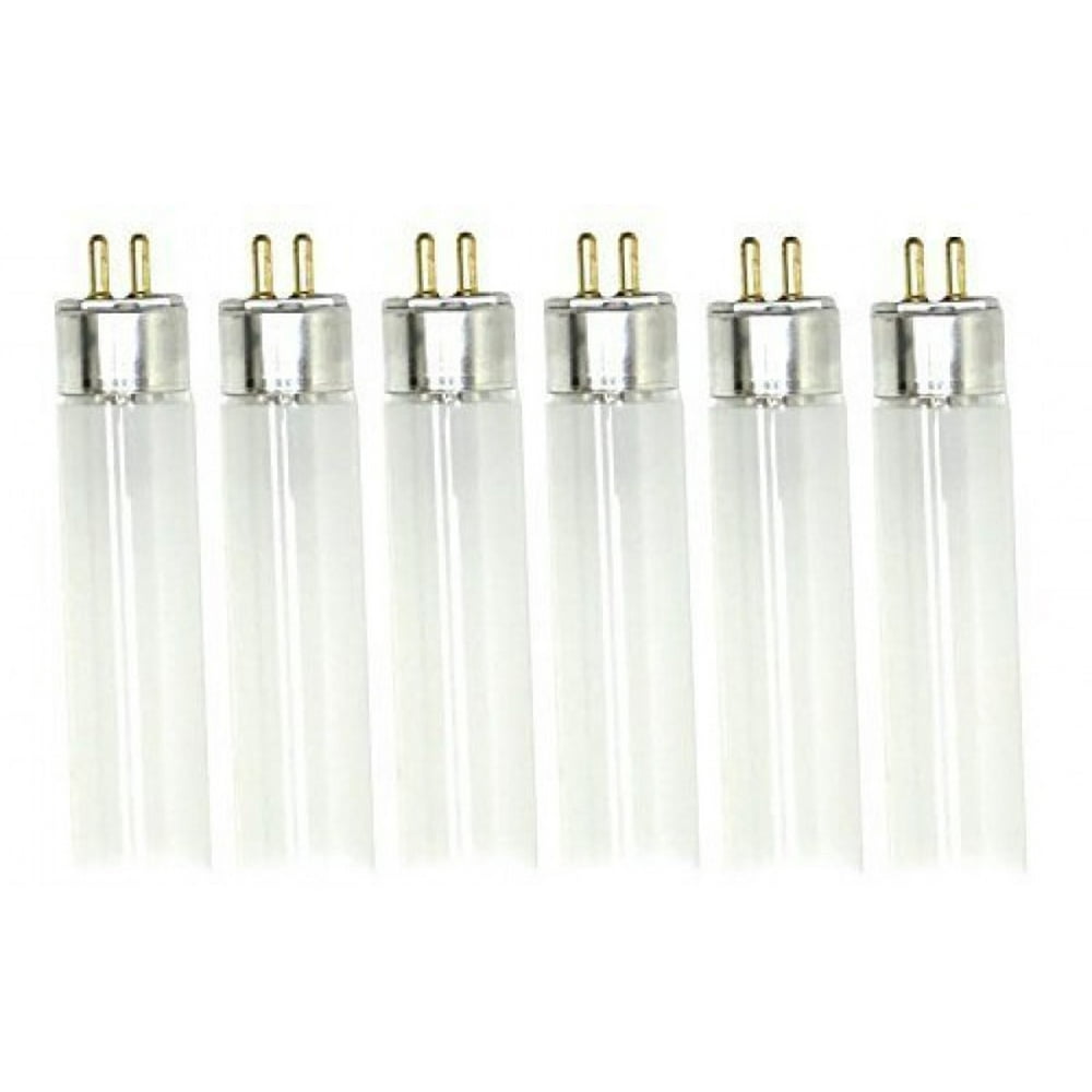 (6 Pack) F8T5/CW T5 Fluorescent 4100K Cool White 12” Linear 8