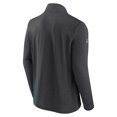 thumbnail image 3 of Men's Fanatics Heather Charcoal San Jose Sharks Authentic Pro Rink Quarter-Zip Jacket, 3 of 3