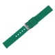 thumbnail image 3 of Correa de reloj de silicona Uxcell con liberación rápida, correa de goma suave, verde oscuro/plata, 22 mm, 3 of 7