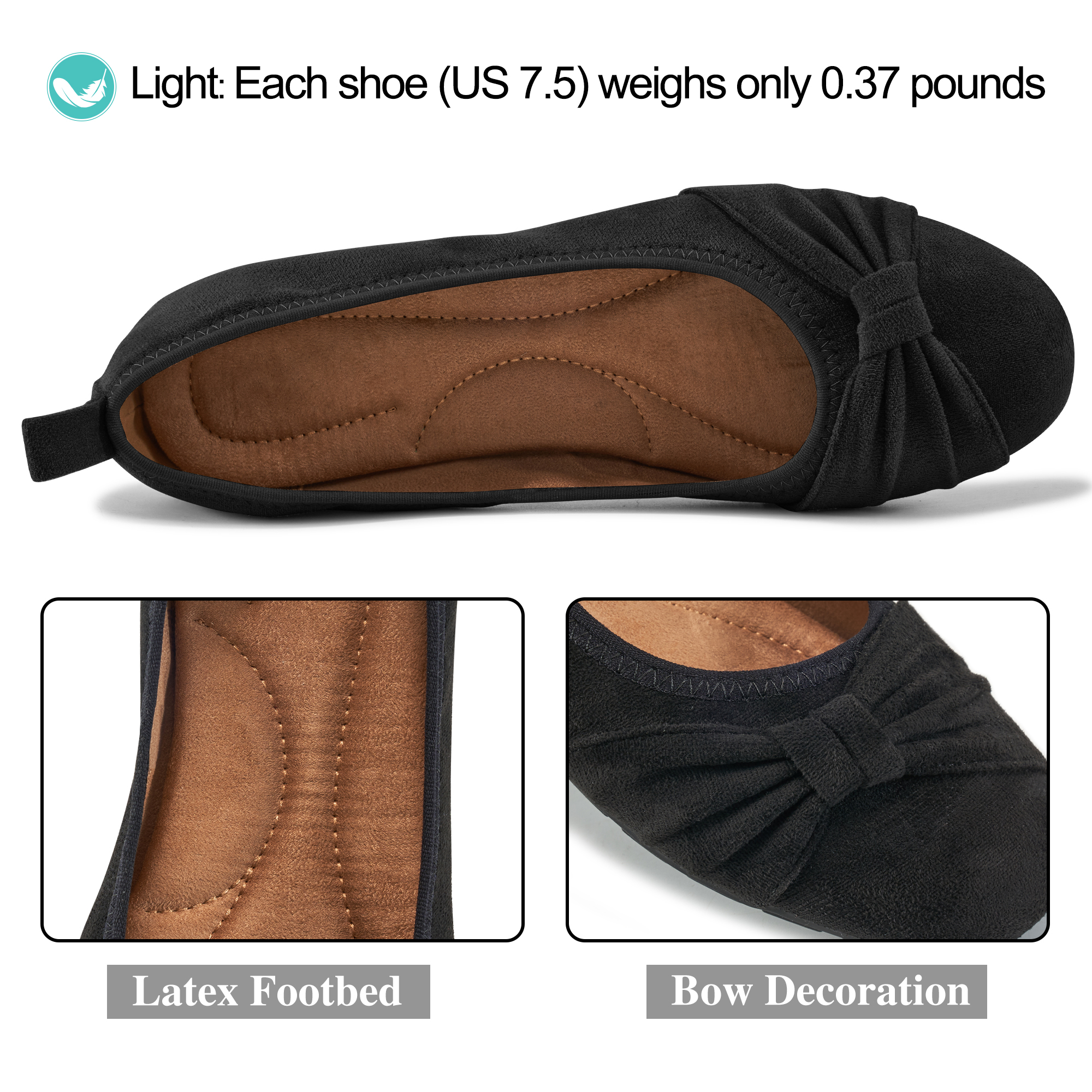 Ablanczoom Women's Ballet Slip-On Flats photo 6