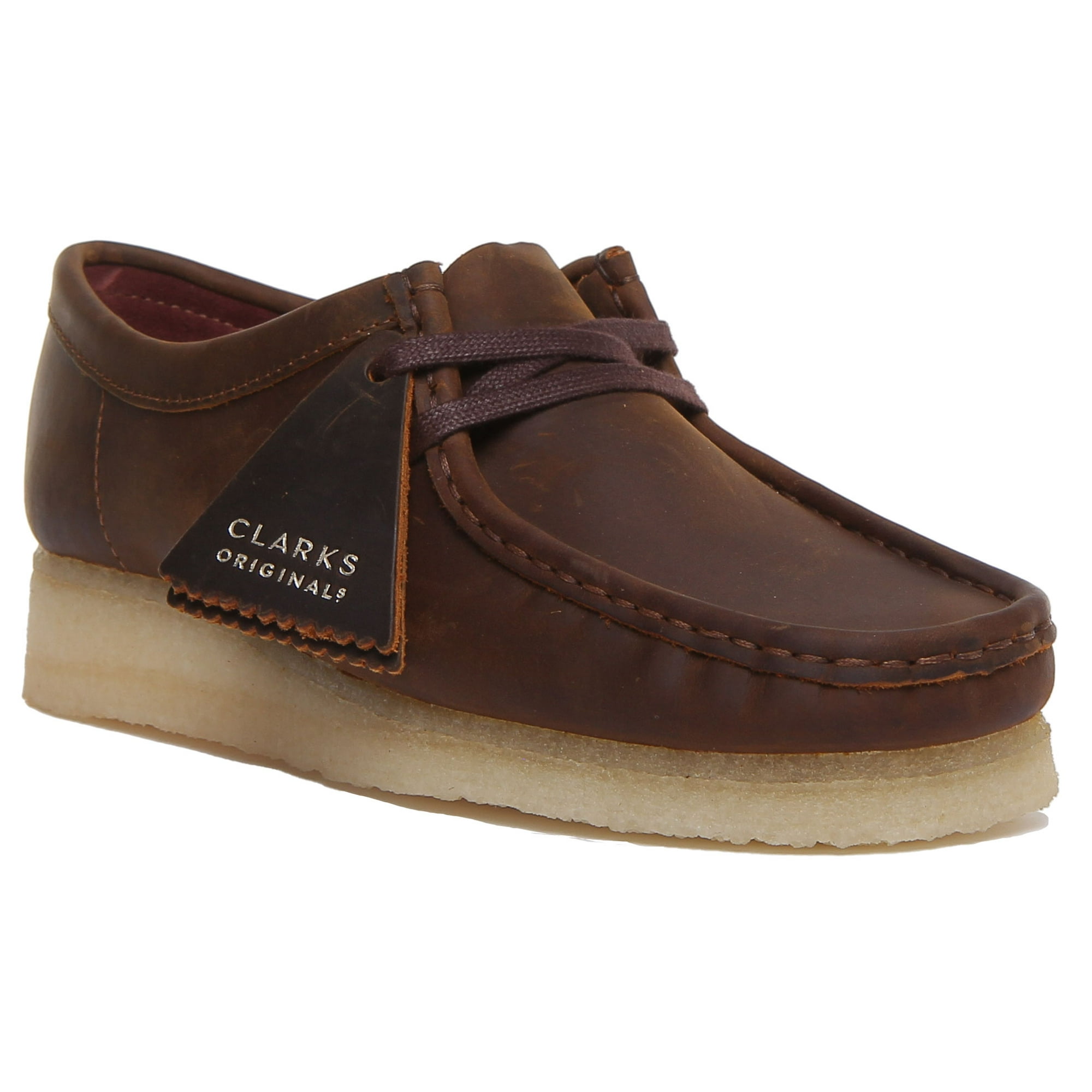 Clarks Wallabee Women's Two Lace Up Shoes In Beeswax Size 10 - Walmart.com