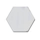 thumbnail image 1 of Bewildely 12 piezas de pegatinas hexagonales para espejo, superficie lisa transparente, efecto reflectante, calcomanía colgante para pared, Decoración del hogar, 1 of 6