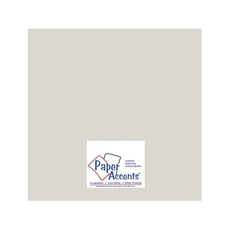 UPC: 0740512129522 | Paper Accents Cardstock 12 x 12  Pearlized 92lb Silver 25pc