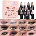 thumbnail image 1 of Juego de sombras de ojos tipo cápsula AMY'S DIARY, 12 colores, resistentes al agua, 1 of 6