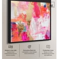 thumbnail image 2 of Exuberant Hues III Canvas Colorful Spring Art by Art Remedy, Black Frame, 12 x 12, 2 of 7