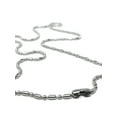 thumbnail image 3 of Silver Mens Stainless Steel Bead Cylinder Design Ball Chain (2mm) 30 inch, 3 of 3