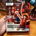 thumbnail image 2 of Figuras de acción de Bandai Sh Figuarts Shf One Piece, Monkey D Luffy, Romance Dawn, 100% originales, colección de juguetes de modelos de anime, 2 of 5