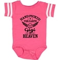 thumbnail image 3 of Inktastic Handpicked for Earth by My Gigi in Heaven with Angel Wings Boys or Girls Baby Bodysuit, 3 of 5