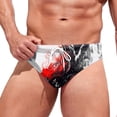 thumbnail image 1 of Maillot de Bain Homme Mode Hawaii Doux Confortable Triangle pour Sources Chaudes et Plage, 1 of 5