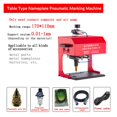 thumbnail image 2 of 170 * 110mm Pneumatic Marking /Electricity Marking Machine Desktop Car Nameplate Marking Machine Metal Parts Engraving Machine, 2 of 7
