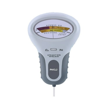 Gealach r Chlorine & pH Meter, 2-in-1 Pool Water Tester, Quality Analysis Kit, 1 Unit, Portable Design