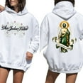 thumbnail image 4 of San Judas Tadeo Hoodie – Double Sided St. Jude Devocion Pullover, Catholic Religious Graphic Hoodie, Faith Based Unisex Gift for Men and Women, 4 of 7
