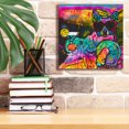 thumbnail image 6 of Epic Graffiti 'Cool Pup 2' by Dean Russo, Canvas Wall Art, 12"x12", 6 of 8