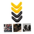 thumbnail image 3 of WHAMVOX 4 Pcs Crochet Mural pour Barre de Musculation PP Noir pour Gym à Domicile, 3 of 8