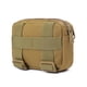 thumbnail image 4 of Bolsa MOLLE Unisex Mini Riñonera Organizador de bolsillo Paquete de caza Bolsas de herramientas (Negro), 4 of 5
