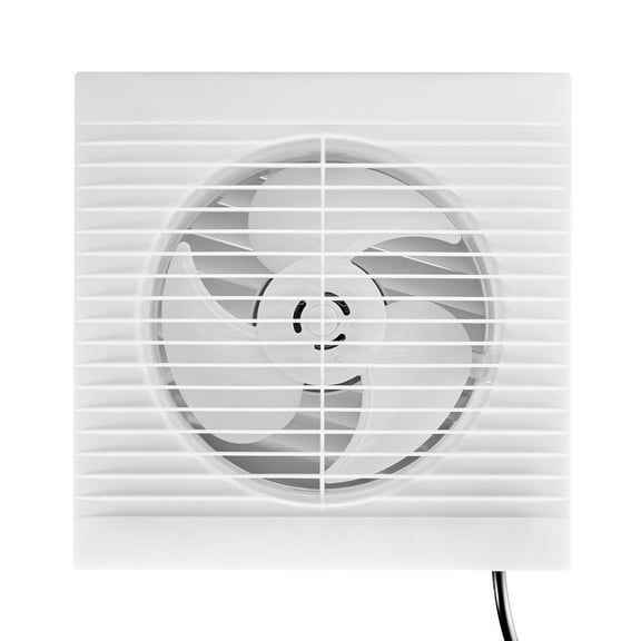 6 Inch Through-The-Wall Ventilation Fan with 110 CFM High-Speed AC Motor, Quiet Indoor Exhaust Fan, Pre-Drilled Installation Panel, Aluminum Foil Hose Compatible for Bedrooms, Living, Laundry Rooms