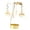 J, variant on Yammee Rotary Candle Holder Metal Spinning Tea Lights Romantic Candlestick Ornaments
