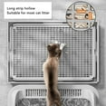 thumbnail image 3 of Cat Litter Mat, 17x13inch Double Layer Cat Litter Trapping Mat, Non Slip Waterproof Urine Proof Cat Litter Box Mat, Cat Litter Catcher Mat Easy to Clean, Washable, 3 of 7