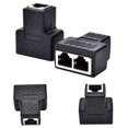 thumbnail image 4 of 1 à 2 Câbles Réseau Ethernet RJ45 Adaptateur de Fiche Répartiteur, 4 of 6
