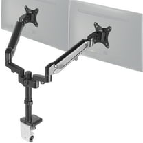 VIVO Black Dual 17" to 32" Computer Monitor Heavy Duty Pneumatic Arm Desk Mount
