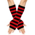 thumbnail image 1 of CSChome Acrylic Gloves Cozy Striped Woolen Gloves - Gift Mid-Length Autumn Keep Warm, 1 of 7