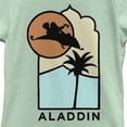 thumbnail image 2 of Girl's Aladdin Block Carpet Ride Graphic Tee Mint X Small, 2 of 4