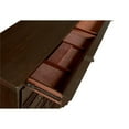 thumbnail image 6 of Caldwell 11 Drawer Wood Dresser w/ Mirror in Deep Brown by Pulaski Furniture, 6 of 7