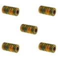 thumbnail image 2 of Justharion 150D 1mm Rainbow Color Flat Waxed Thread Leather Stitching Sewing Craft Style A 5Set, 2 of 6