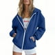 thumbnail image 3 of Sudadera con capucha para mujer,Sudadera de manga larga de color liso para mujer, cuello redondo, corte holgado, poliéster, ropa informal para el hogar, sopatenor, 3 of 9