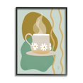 thumbnail image 2 of Stupell Industries Contemporary Coffee Cup Shapes Food & Beverage Painting Gray Framed Art Print Wall Art, 2 of 5