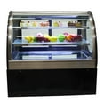thumbnail image 2 of INTBUYING Cake Showcase Curved Commercial Vitrine Vitrine Glacière Boulangerie Affichage, 2 of 12