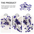 thumbnail image 2 of Crystal Hair Comb Rhinestones Comb Wedding Party Hair Accessory Costume Prop, 2 of 8