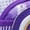 Purple, variant on Bolognifi Men's High - Top Basketball Shoes with Unique Pattern Design, Lightweight and Durable for Sports