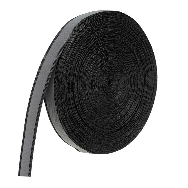 Unique Bargains Bande Réfléchissante, 15mm x 22 Yards Bande Réfléchissante, Noir