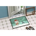 thumbnail image 2 of Carolines Treasures CK2080JMAT Black Chihuahua Snowman Christmas Door Mat Indoor Rug or Outdoor Welcome Mat 24x36, 2 of 4