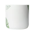 thumbnail image 6 of Mainstays 5.9”D x 5.9”H Round Ceramic Green Leaves Planter, White, 6 of 8
