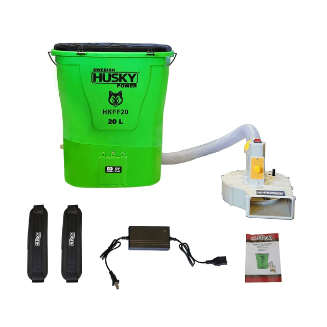 Fumigadora Batería P/Granulados SWEDISH HUSKY POWER 20 Litros HKFF20