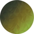thumbnail image 1 of Ahgly Company Indoor Round Patterned Milk Chocolate Brown Area Rugs, 3' Round, 1 of 6