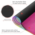 thumbnail image 4 of Pink Blue Geometry RGB Gaming Mouse Pad Large Keyboard Mat Rubber Base 13 Light Modes, 4 of 6