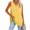Yellow, variant on Langwyqu Summer Sleeveless Women V Neck Casual Tank Tops Solid Shirt