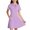 Purple, variant on Fesfesfes Girls Short Sleeve Dress Collared Button Front Casual A-Line Summer Outfit with Pockets for School Daily Wear Ages 5-15 Years