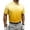 Yellow shirt for men #4, variant on SeCaotees Men's Short Sleeve Gradient‑Dye Golf Polo Shirt Turn‑Down Collar Button Placket Breathable Soft Knit Fabric For Sports Travel Business Casual Tops Army Green,L