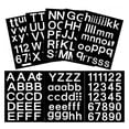 thumbnail image 1 of 8 Sheets Self-Adhesive Vinyl Letters Numbers Kit, Mailbox Numbers Sticker for Mailbox,Signs,Window,Cars,Address Number,8 sheets * Self-Adhesive Vinyl Letters Numbers Kit,white & black, 1 of 7