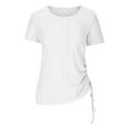thumbnail image 4 of Birdeem Womens Fashion Comfortable Casual Round-Neck Short Sleeve Top Blouse, 4 of 6