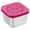 Hot Pink, variant on Stainless Steel Snack Box with Silicone Lid,Stackable Food Storage Containers,Multi-Purpose Snack Case,Small Seasoning Box,Home Office Travel Outdor Picnic Kitchen Fridge,3.03x3.03x2.04"