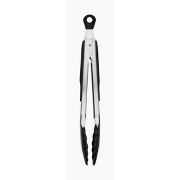 OXO Good Grips TONGS 9" L Silver/Black Stainless Steel NonSlip Safe