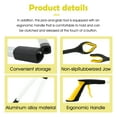 thumbnail image 3 of ALSO GO Foldable Reacher Grabber Tool,32" Grabbers for Elderly,Aluminum Trash Reach Tool,Extra Long Pick Up Stick with Strong Grip Magnetic,Anti-Slip Jaw,Garbage Claw Trash Picker(Yellow), 3 of 9