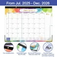 thumbnail image 3 of 2025-2026 Desk Calendar - JUL 2025 - JUN 2026, 14.6" x 11.4" 2025-2026 Calendar, 18 Months Desk Calendar, Desk Pad, Colorful, 3 of 7