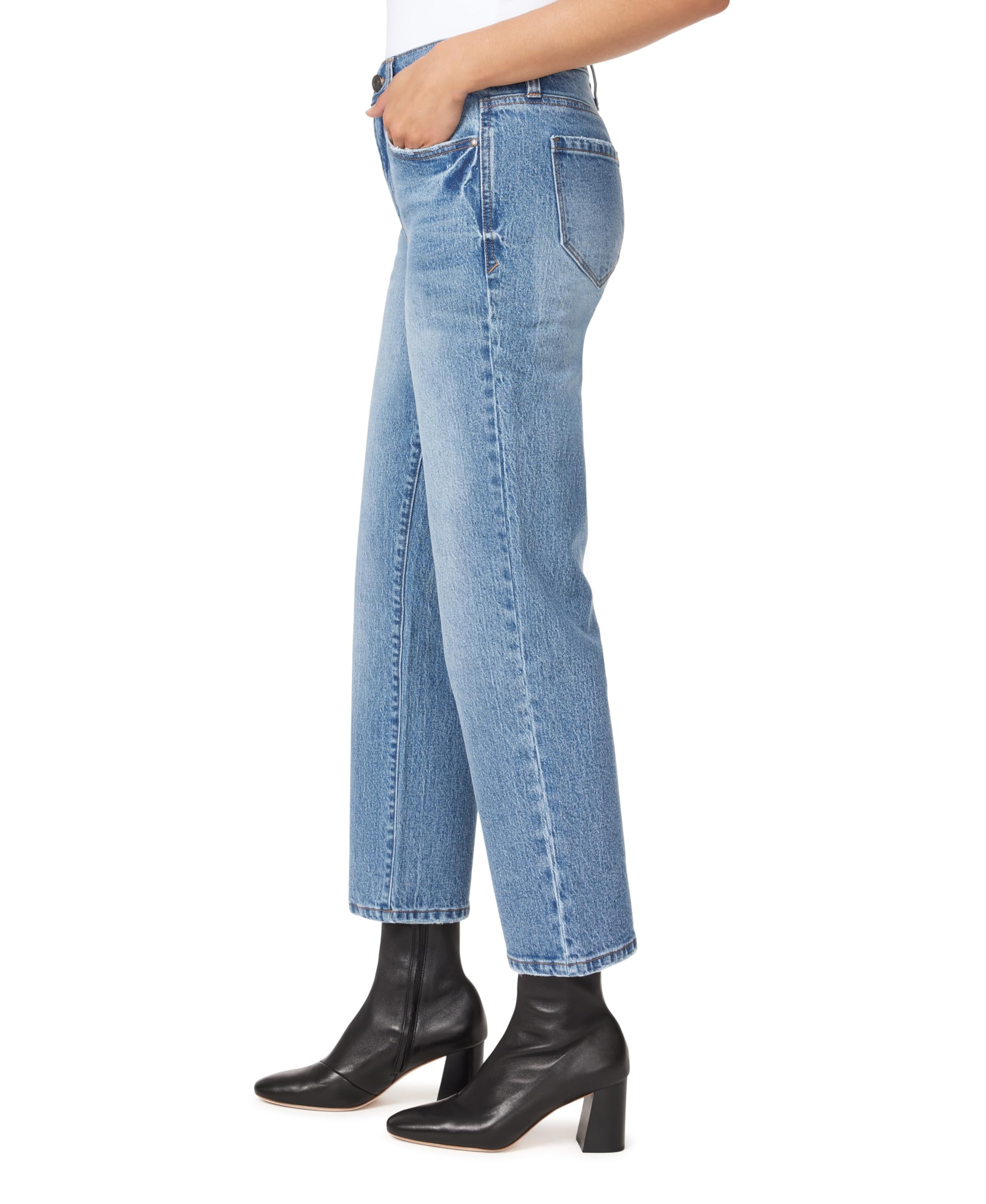 Kensie Women's High-Rise Skinny Jeans - Exposed Button, Fray Hem, 28-Inch Inseam, Sizes 0-16